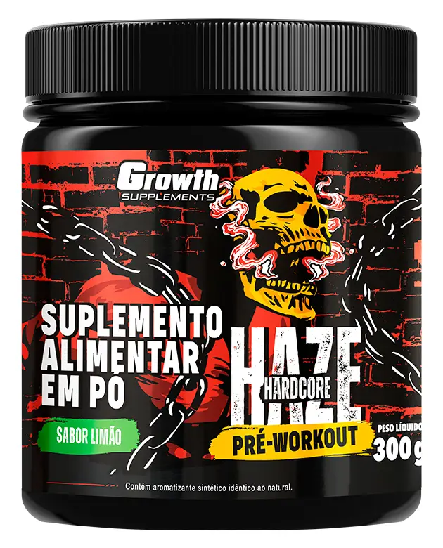 Pré-Treino Haze Hardcore 300g - Growth Supplements