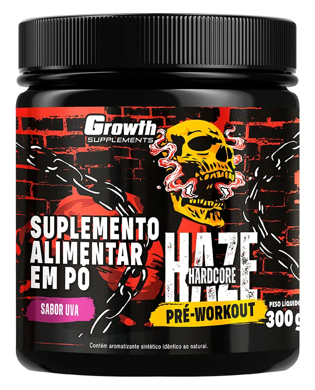 Pré-Treino Haze Hardcore 300g - Growth Supplements