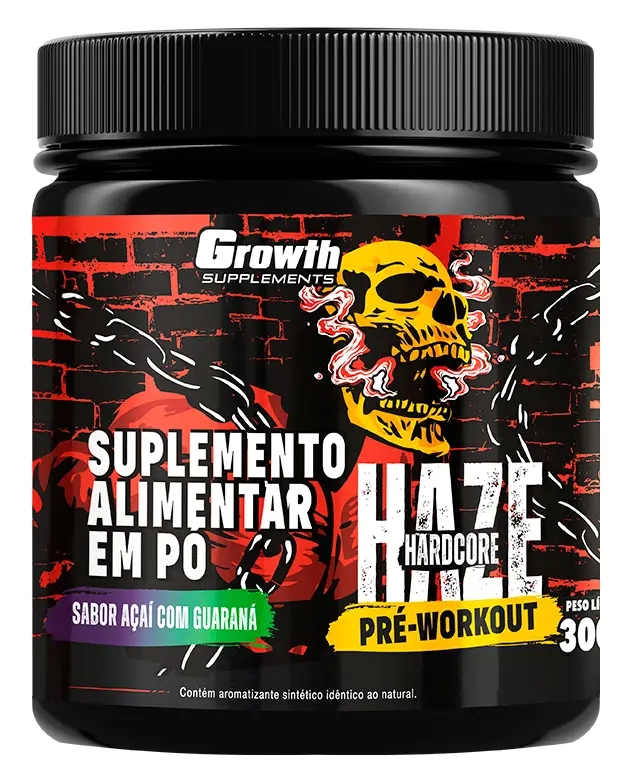 Pré-Treino Haze Hardcore 300g - Growth Supplements
