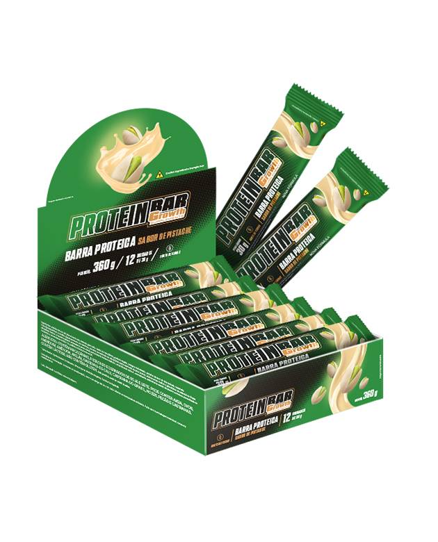 Protein Bar Sabor Pistache 30g - Display C/ 12 Un