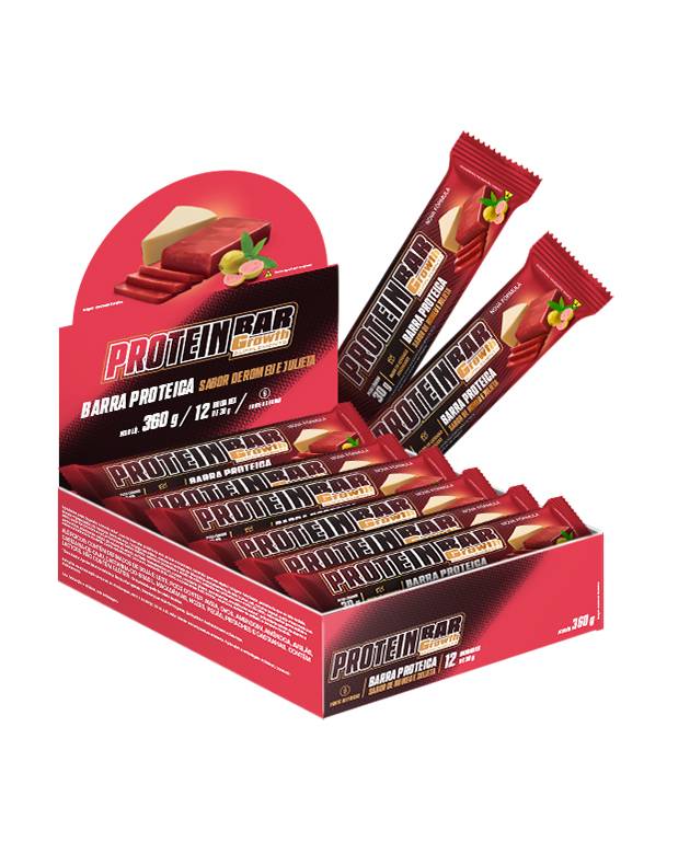 Protein Bar Sabor Romeu e Julieta 30g - Display C/ 12 Un