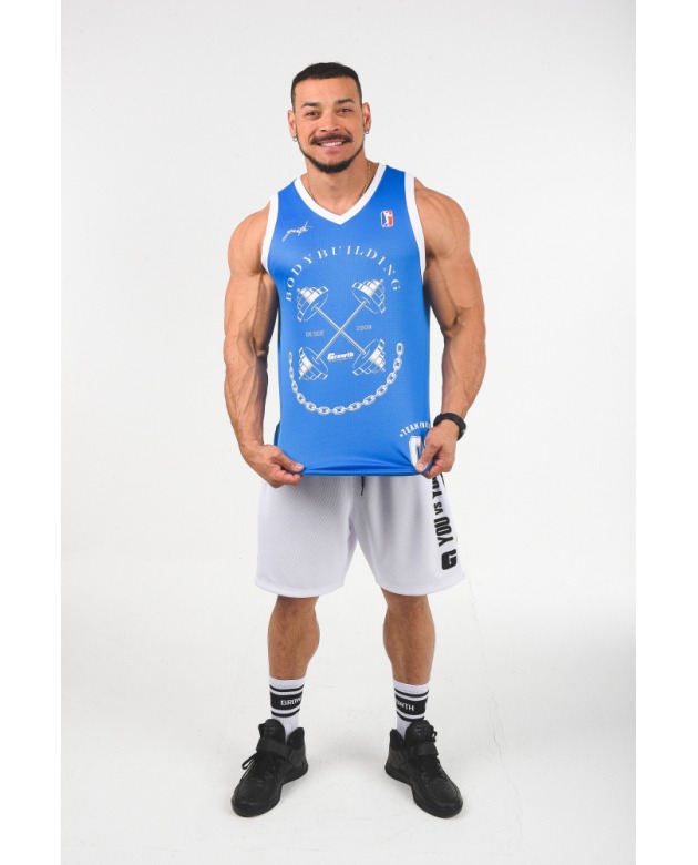 Regata Basquete Azul Bodybuilding 2009 Growth