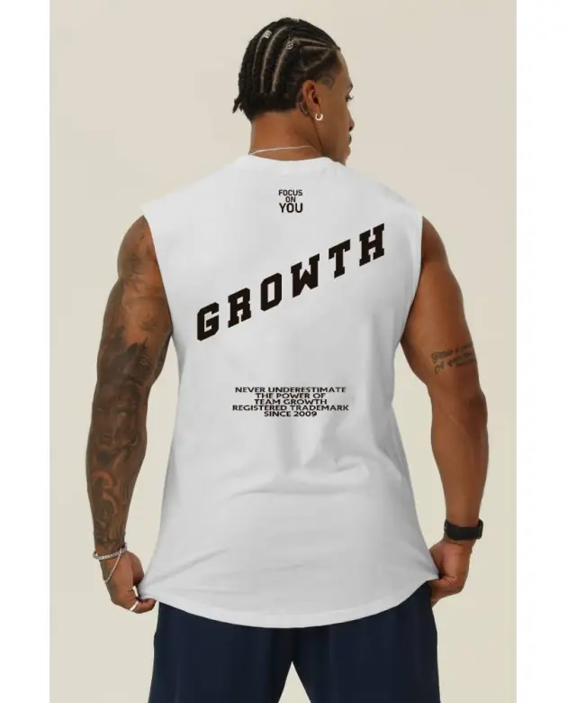 REGATA MACHÃO GROWTH VERT BRANCO - GROWTH SUPPLEMENTS