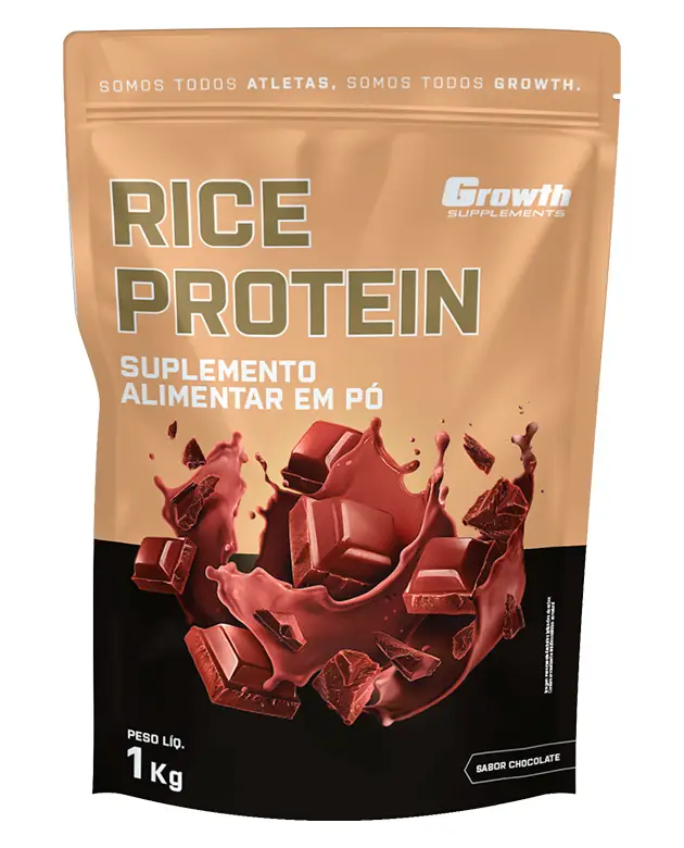 Rice protein 1kg com sabor