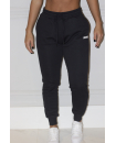 Calça Moletom preta Feminina - Growth Supplements