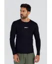 Camiseta Growth Térmica Essencial Manga Longa Preto