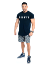 CAMISETA PREMIUM LONG GROWTH MAN PRETA - GROWTH SUPPLEMENTS