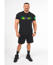 CAMISETA PRETA LOGO BRASIL- GROWTH SUPPLEMENTS