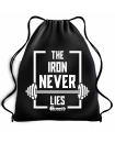 SACOLA TIPO MOCHILA [ THE IRON NEVER LIES ] - GROWTH SUPPLEMENTS