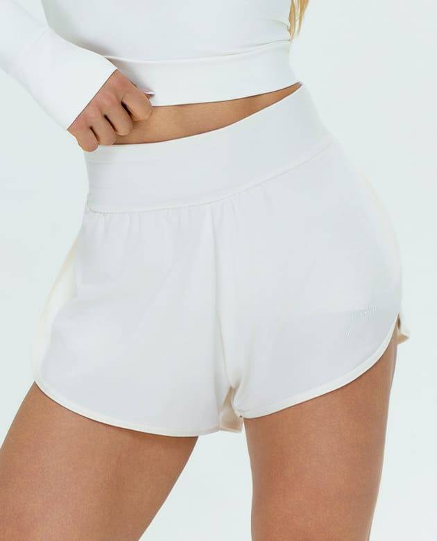 Shorts Duplo Growth Manuscrito Off White Running