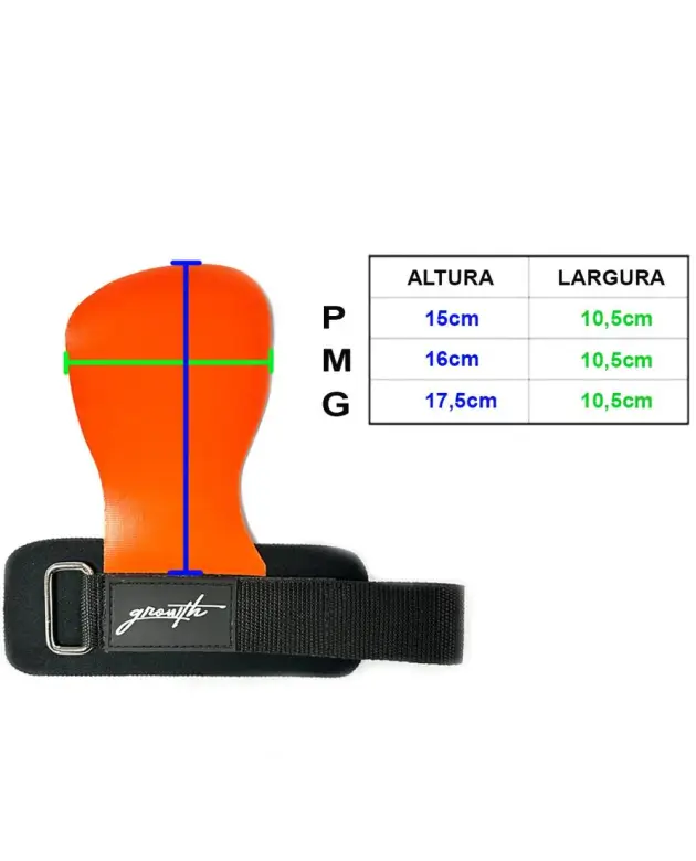 STRAP GRIP CROSSFIT GROWTH MANUSCRITO (PAR) - GROWTH SUPPLEMENTS
