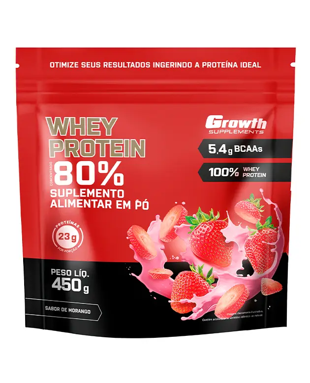 (TOP) Whey Protein Concentrado 450g Morango