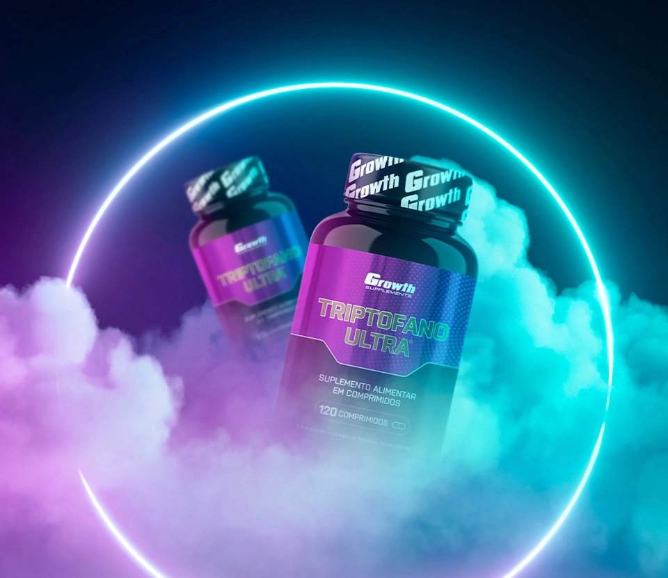 GROWTH SUPPLEMENTS - Embalagens de Triptofano Ultra 120 comp