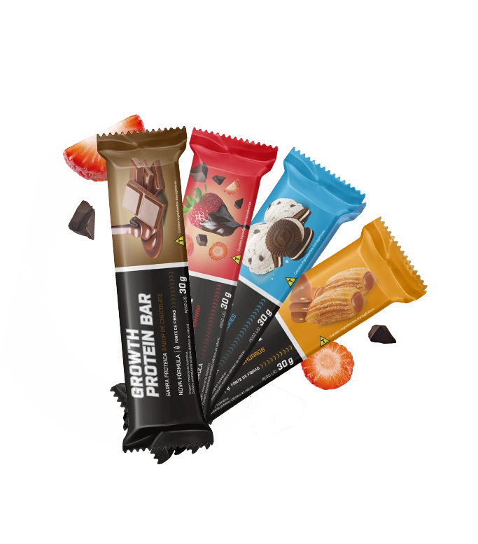Conheça a Barra de Proteína da Growth Supplements