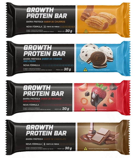 Foto do produto BARRA DE PROTEÍNA - DISPLAY C/ 12 UN
