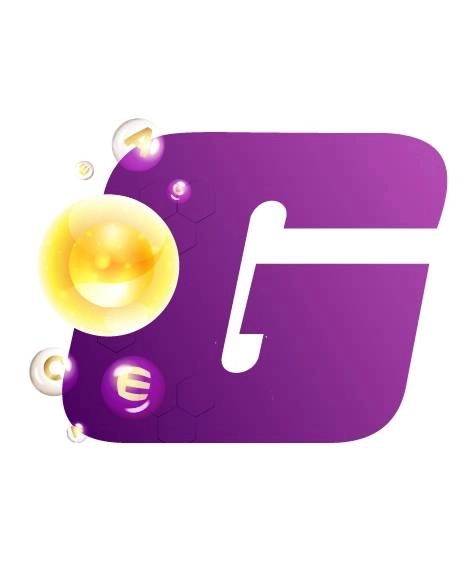 Growth Supplements - IMAGEM ILUSTRATIVA LOGO G SUPLEMENTOS ROXO