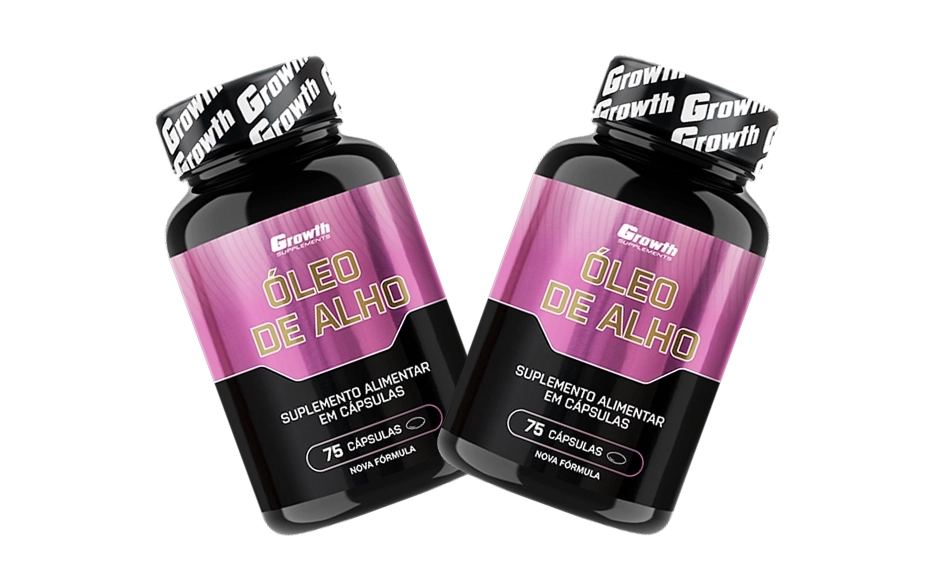 GROWTH SUPPLEMENTS - Embalagens de Óleo de Alho 500 mg