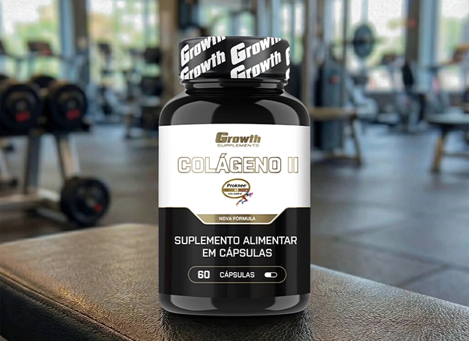 Growth Supplements - Imagem ilustrativa Colágeno 2 60 Cápsulas