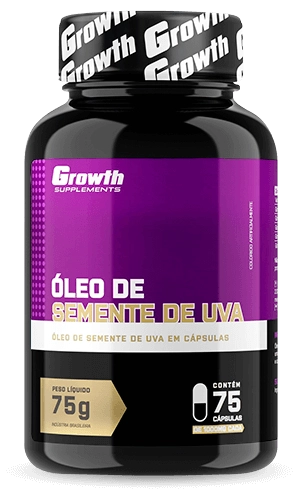 Óleo de semente de Uva (75caps) - Growth Supplements