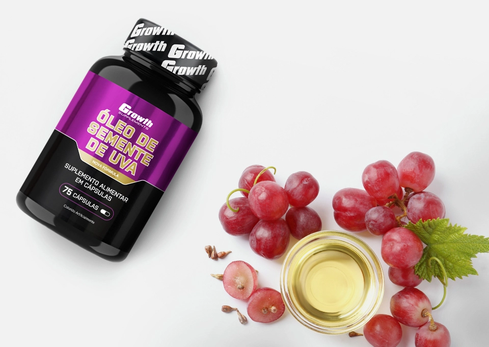 Saiba O QUE É ÓLEO DE SEMENTE DE UVA da Growth Supplements