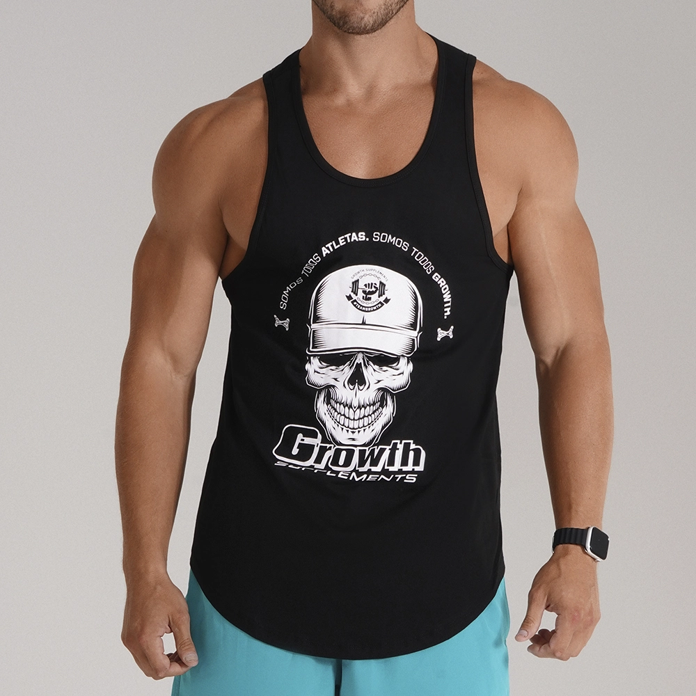 Regata Preta Growth Somos Todos Atletas