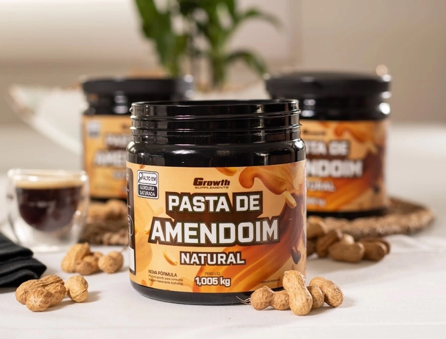 GROWTH SUPPLEMENTS - Imagem ilustrativa Pasta de amendoim integral