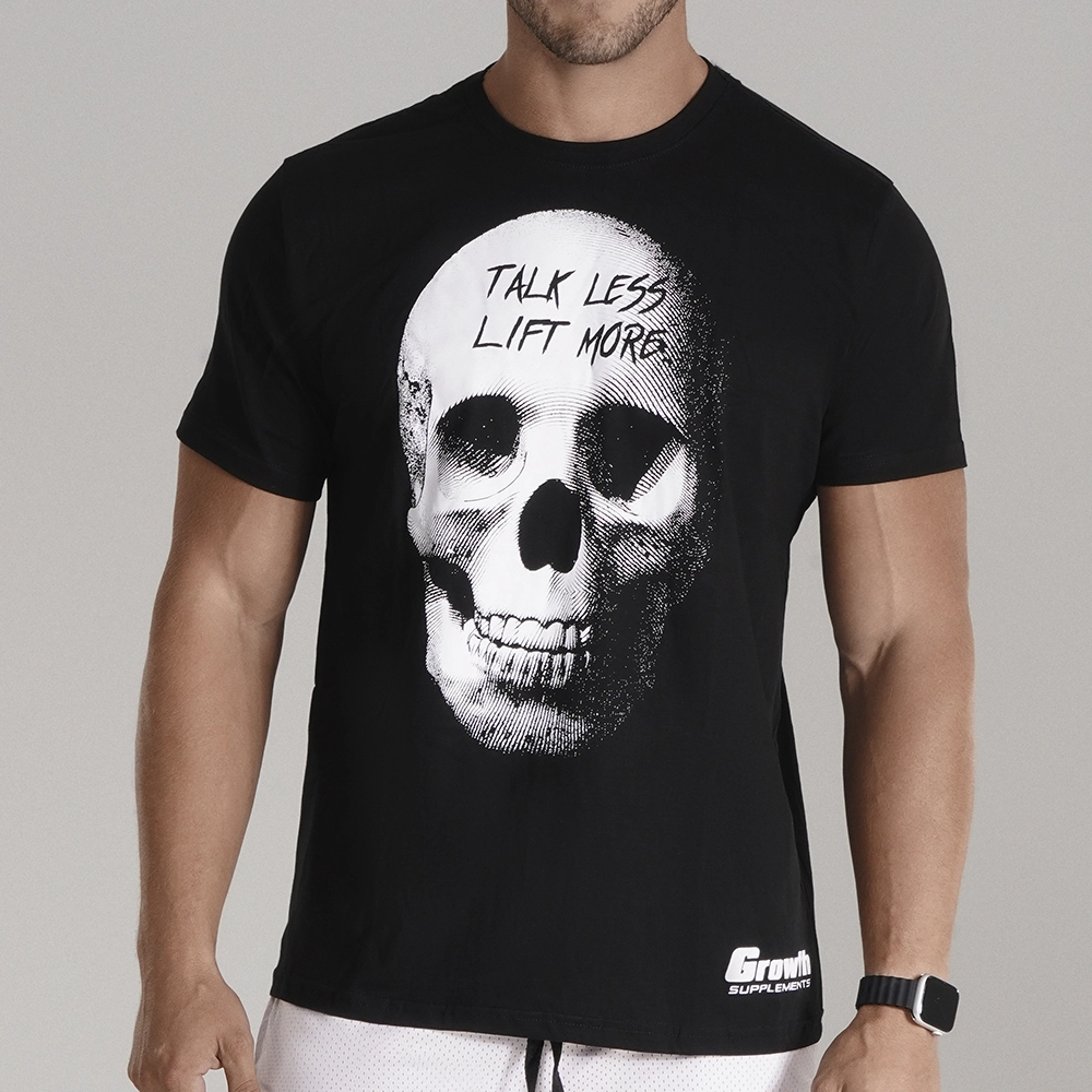 CAMISETA CAVEIRA TREINO TALK LESS - GROWTH SUPPLEMENTS