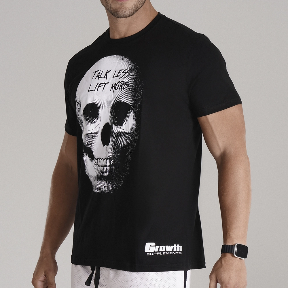 CAMISETA CAVEIRA TREINO TALK LESS - GROWTH SUPPLEMENTS