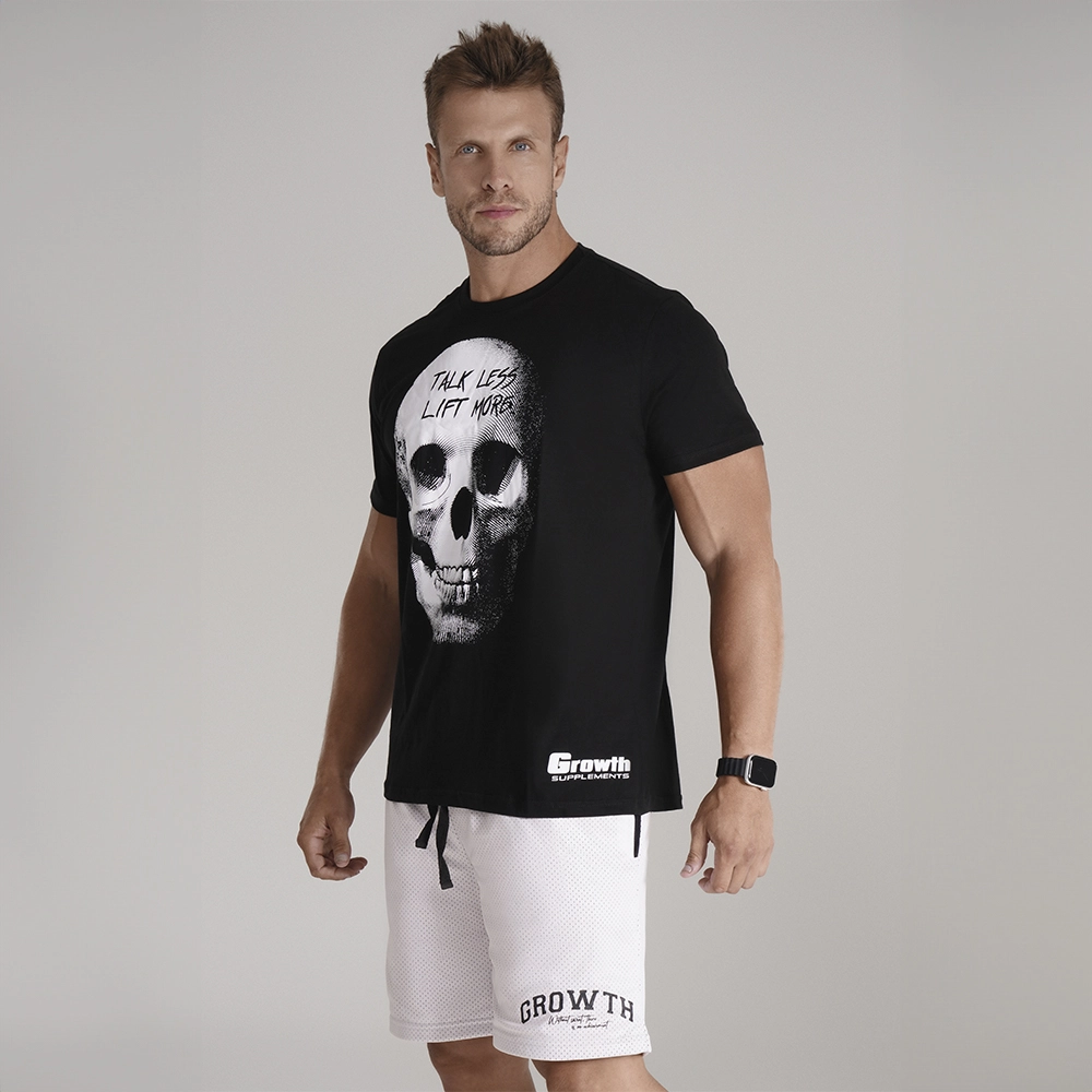 CAMISETA CAVEIRA TREINO TALK LESS - GROWTH SUPPLEMENTS