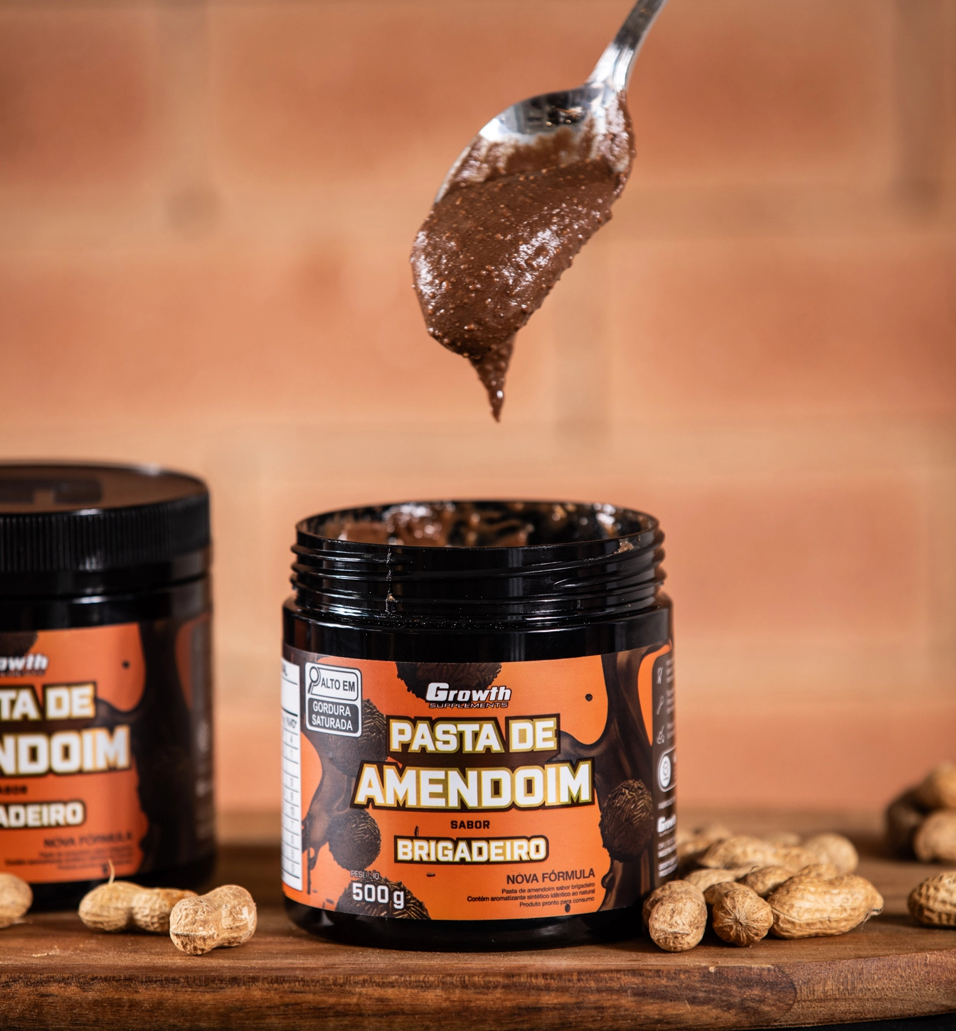 Conheça a pasta de Amendoim sabor brigadeiro Growth Supplements