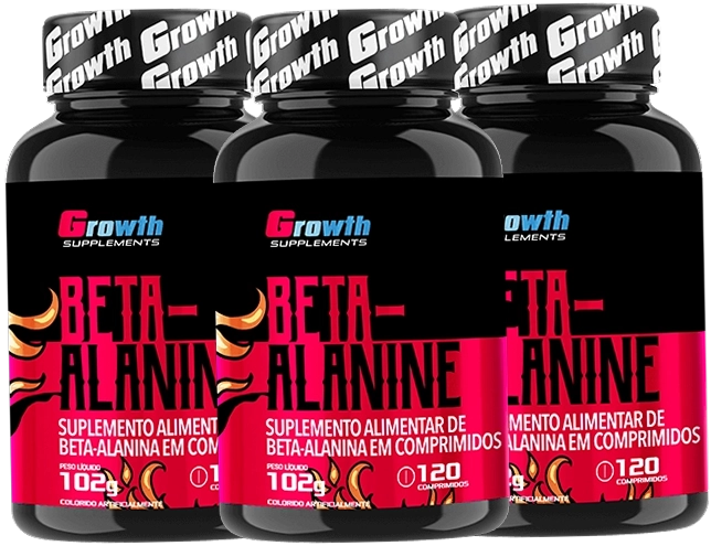 GROWTH SUPPLEMENTS - Imagem ilustrativa embalagem beta-alanine