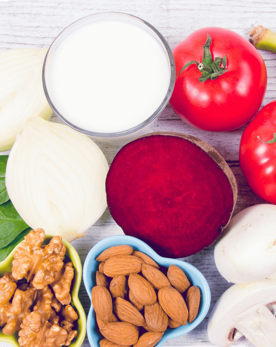 GROWTH SUPPLEMENTS - Imagem ilustrativa alimentos com biotina