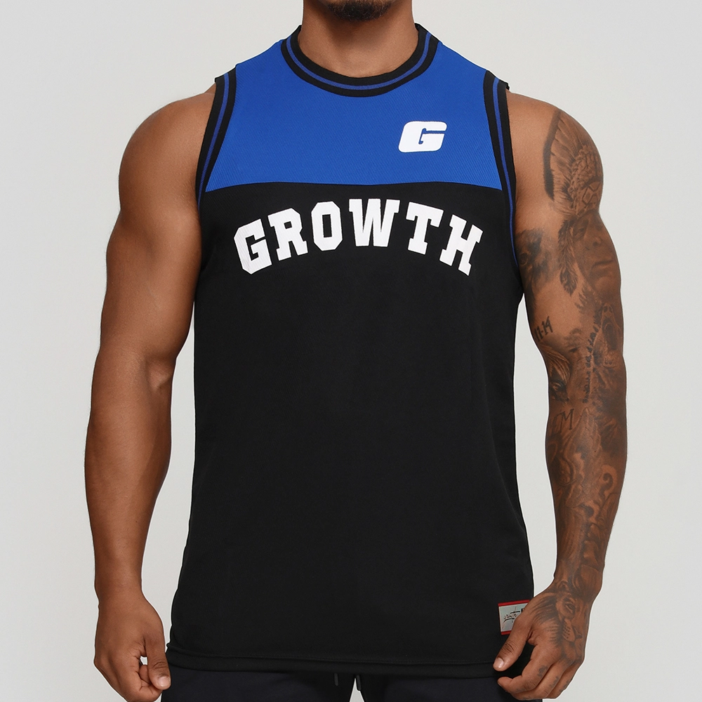 REGATA BASQUETE AZUL COM PRETO GROWTH DESDE 2009