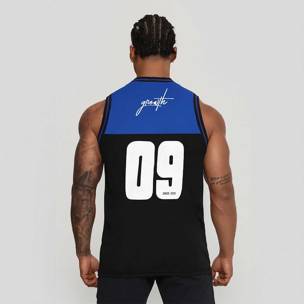 REGATA BASQUETE AZUL COM PRETO GROWTH DESDE 2009
