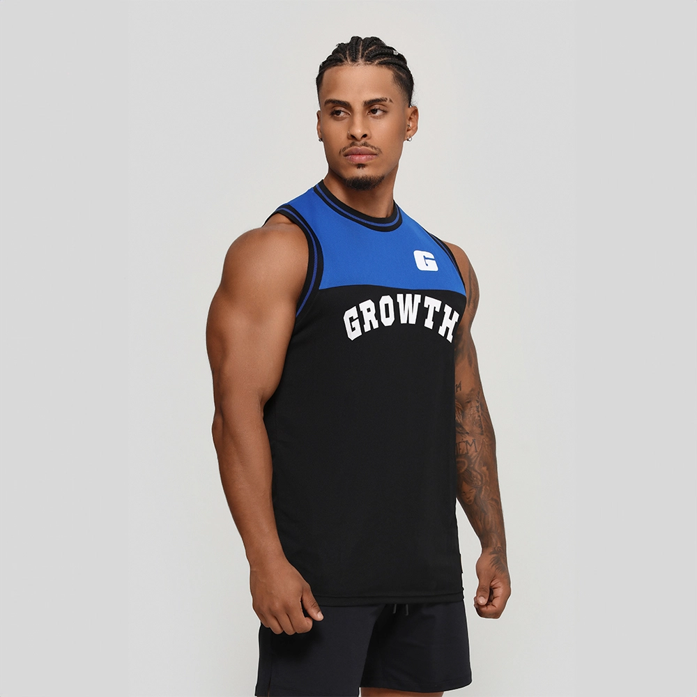 REGATA BASQUETE AZUL COM PRETO GROWTH DESDE 2009