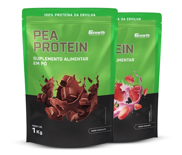 Foto do produto PROTEÍNA DA ERVILHA 1KG COM SABOR