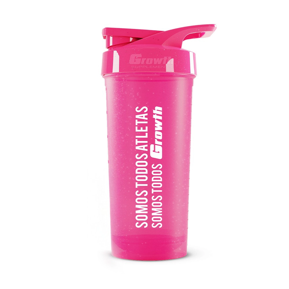 Coqueteleira Rosa 600ml - Growth Supplements