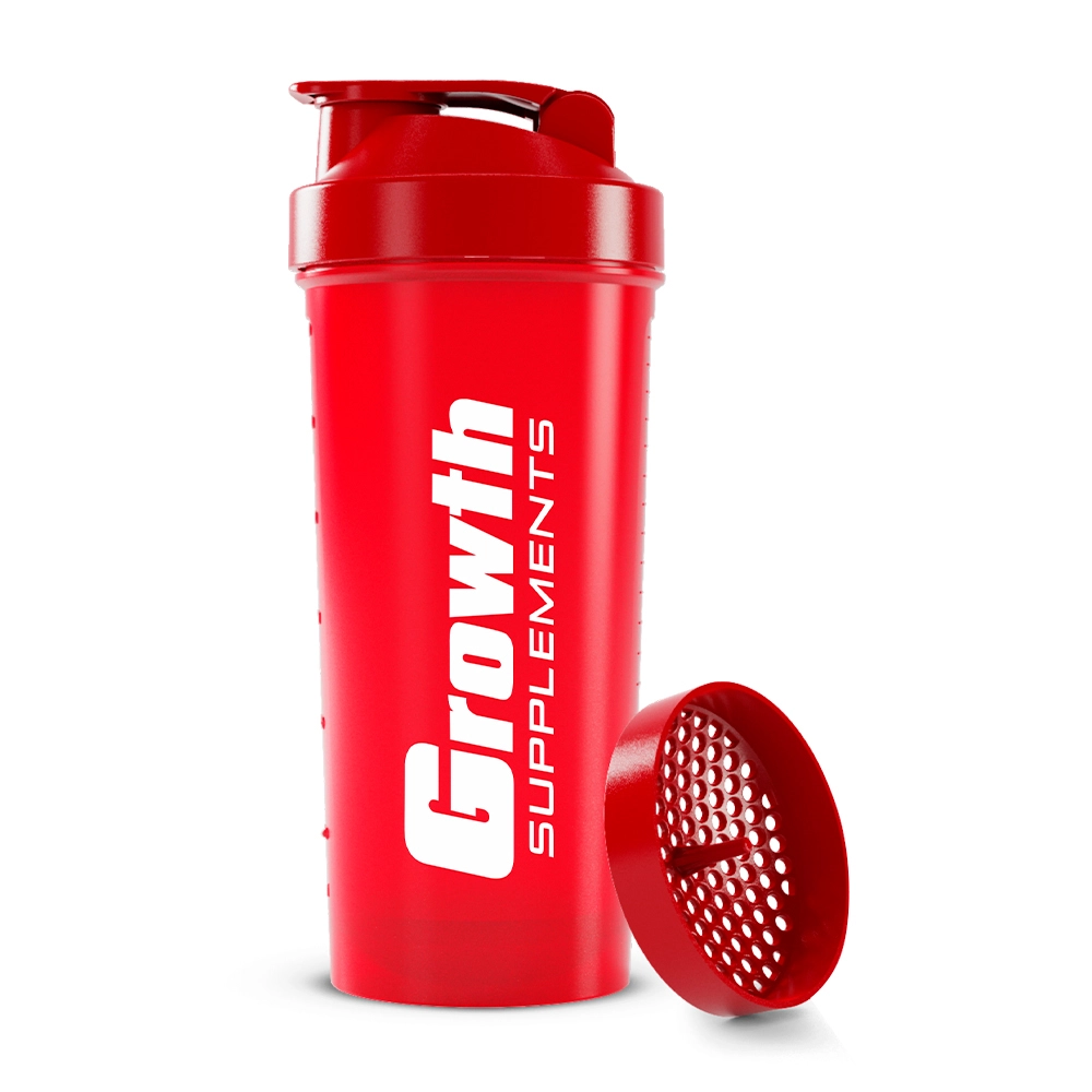 Coqueteleira Vermelha 600ml - Growth Supplements