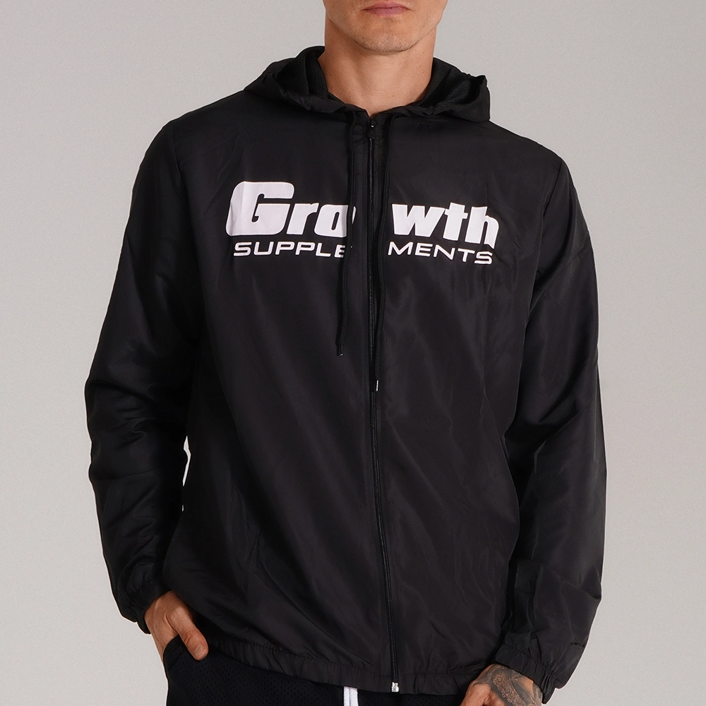 Jaqueta Preta Corta Vento Esmaga