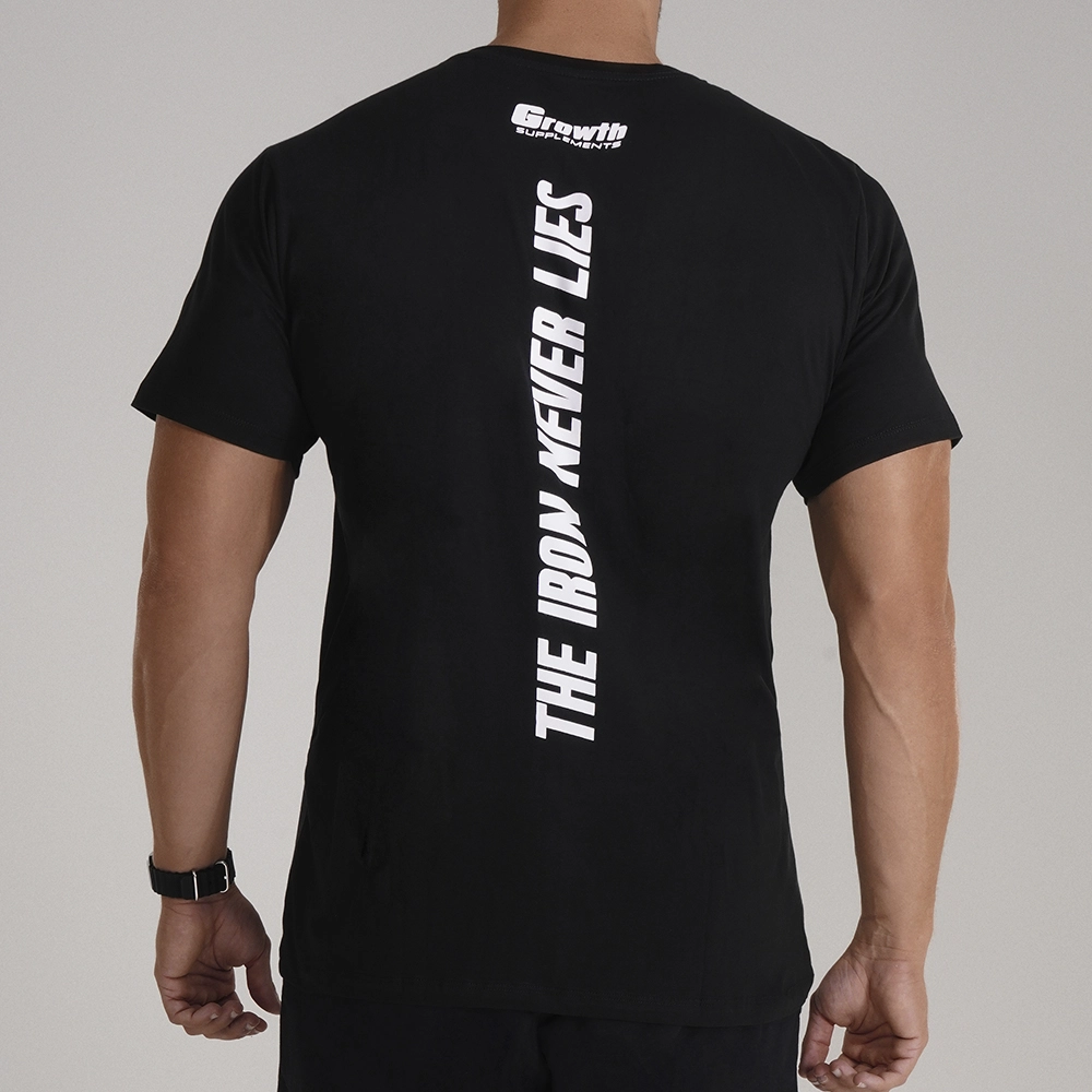 CAMISETA PRETA HALTER - GROWTH SUPPLEMENTS