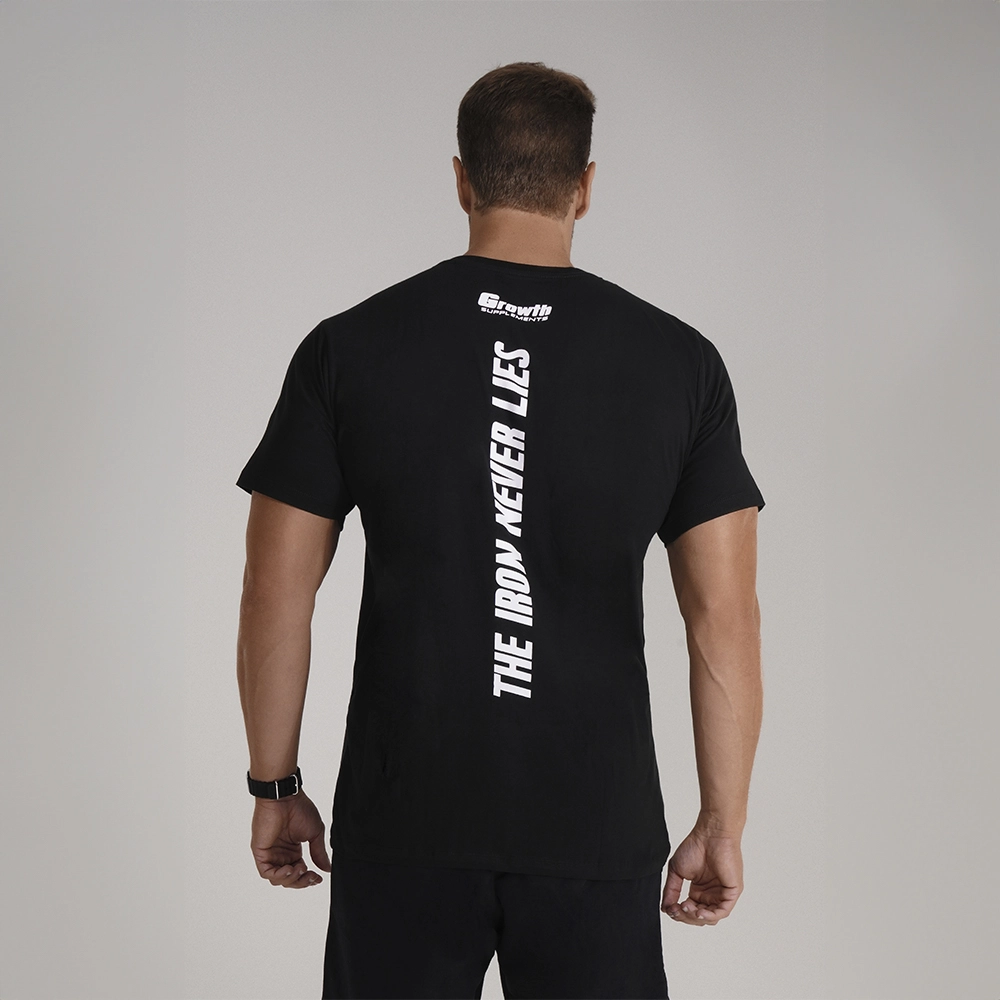 CAMISETA PRETA HALTER - GROWTH SUPPLEMENTS