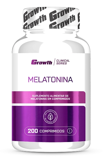 Foto do produto MELATONINA 0,21MG (200 COMPRIMIDOS) - GROWTH SUPPLEMENTS