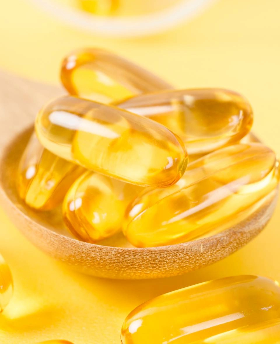 GROWTH SUPPLEMENTS - Imagem ilustrativa comprimidos em gel amarelos