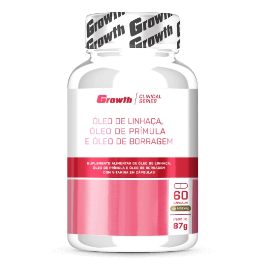 Foto do produto ÓLEO DE LINHAÇA, ÓLEO DE PRÍMULA E ÓLEO DE BORRAGEM 60SOFT