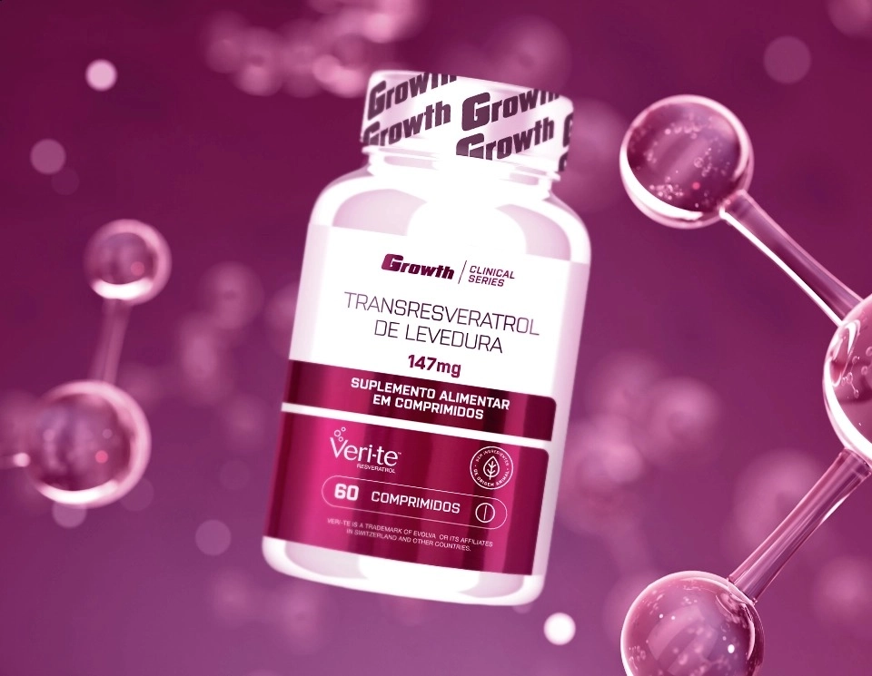 GROWTH SUPPLEMENTS - Embalagem de Trans-Resveratrol e moléculas