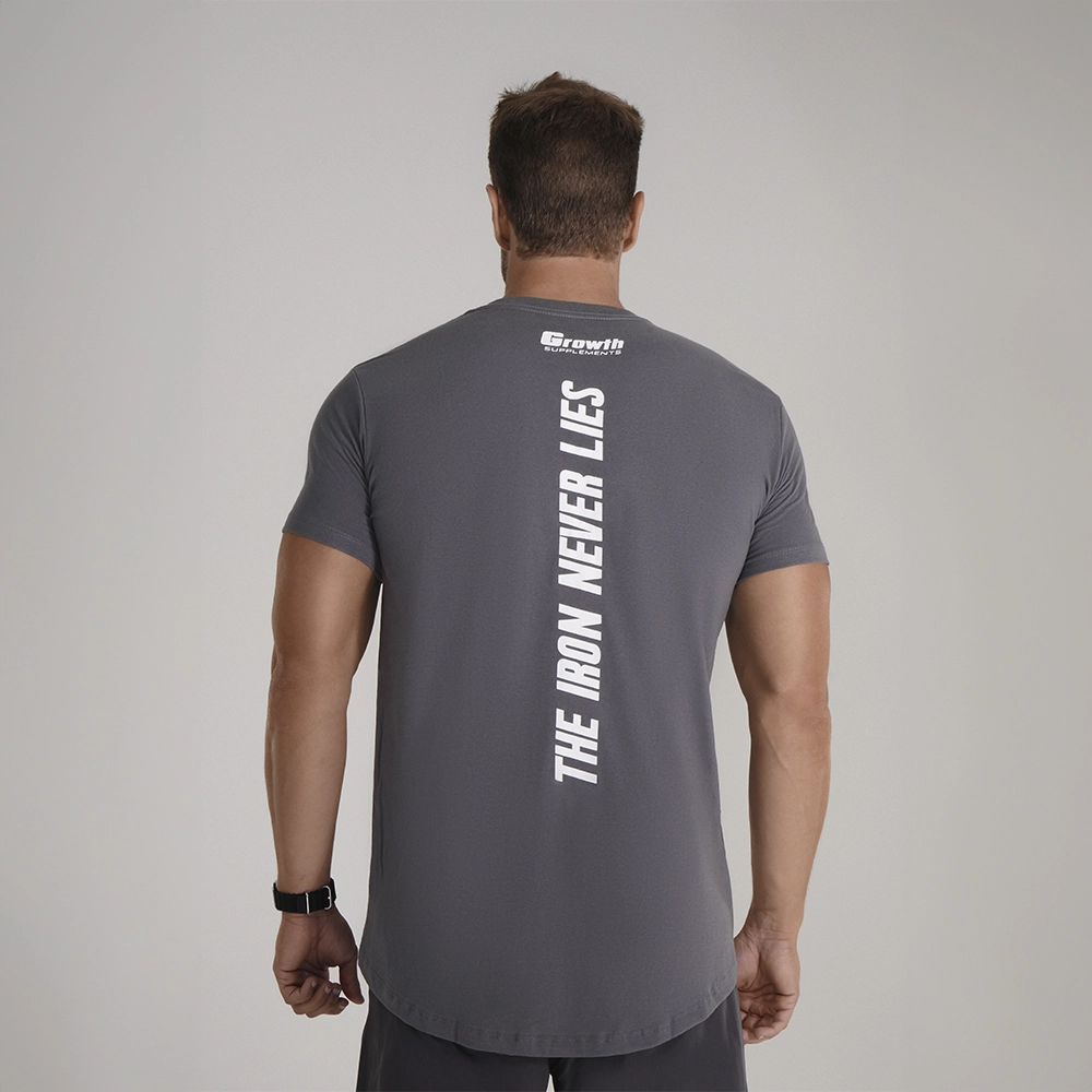 CAMISETA PREMIUM LONG GROWTH MAN CINZA - GROWTH SUPPLEMENTS