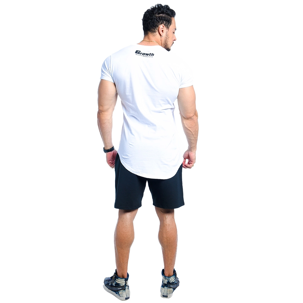 CAMISETA PREMIUM LONG GROWTH THE IRON BRANCA - GROWTH SUPPLEMENTS