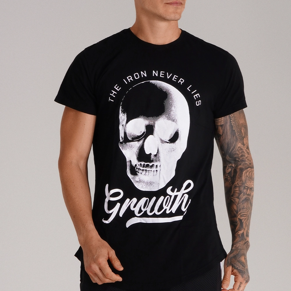 Camiseta Premium Long Growth The Iron Preta