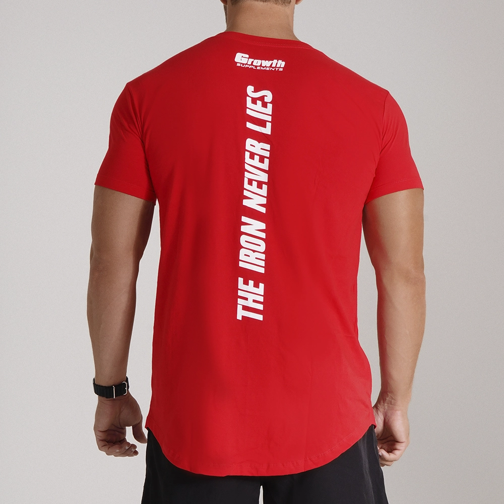 CAMISETA PREMIUM LONG GROWTH MAN VERMELHO - GROWTH SUPPLEMENTS