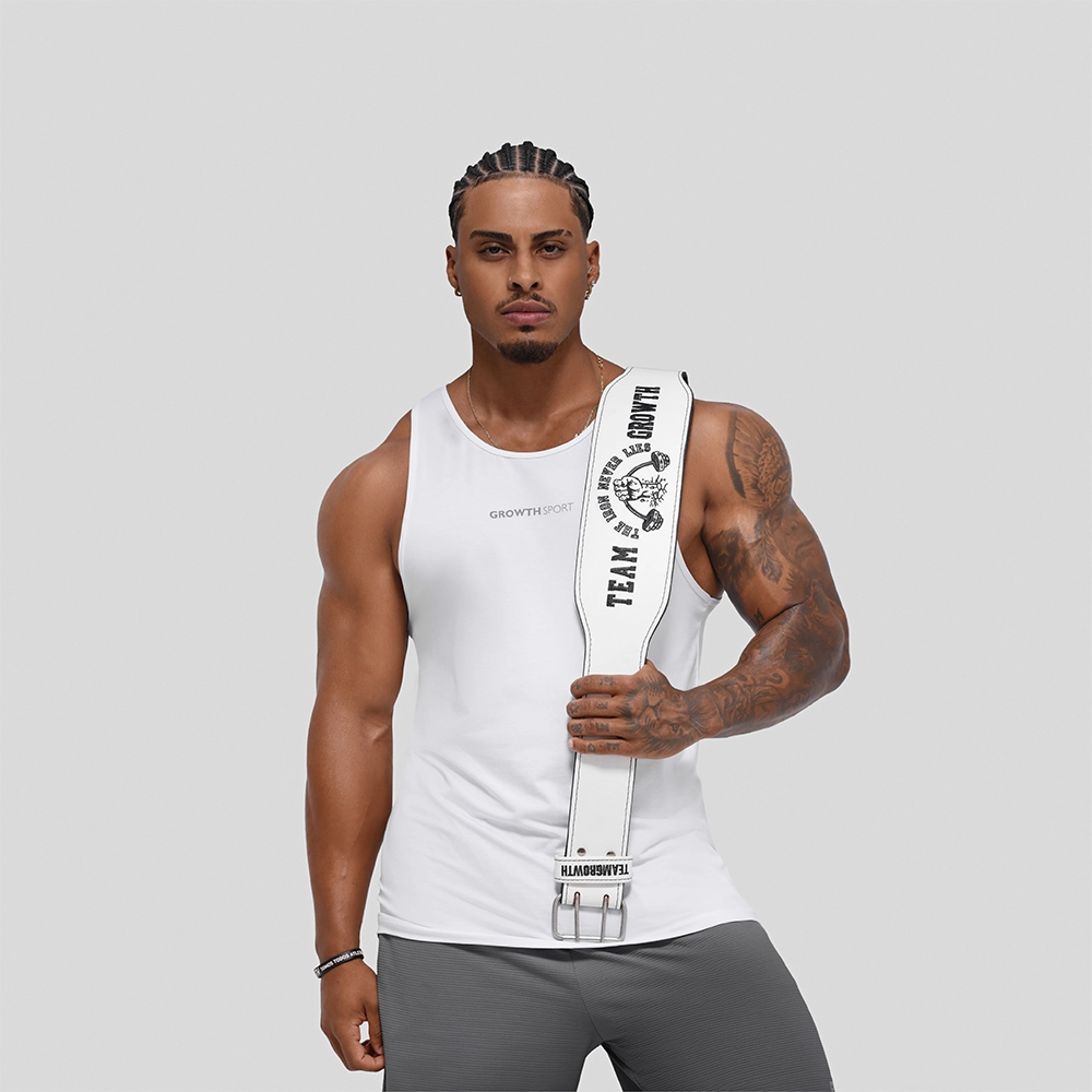 CINTURÃO BRANCO TEAM GROWTH THE IRON NEVER LIES - GROWTH SUPPLEMENTS